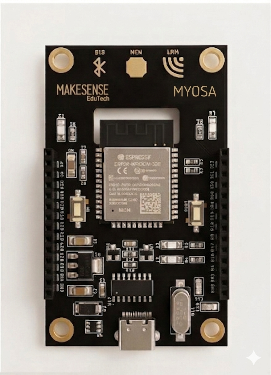 MYOSA Motherboard - ESP32-Based IoT Development Platform